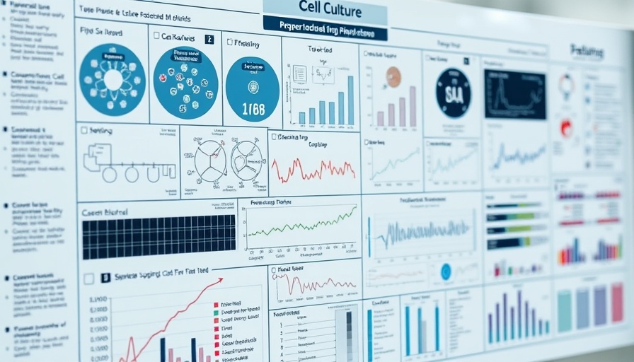 Scientific chart depicting high-performance serum-free culture medium processes.