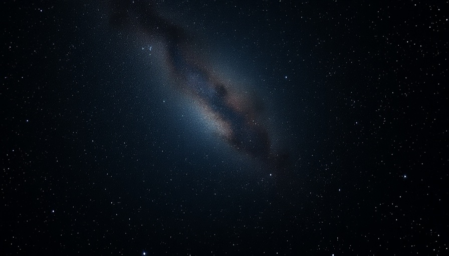 Dark matter and black holes concept illustrated in cosmic starry space.