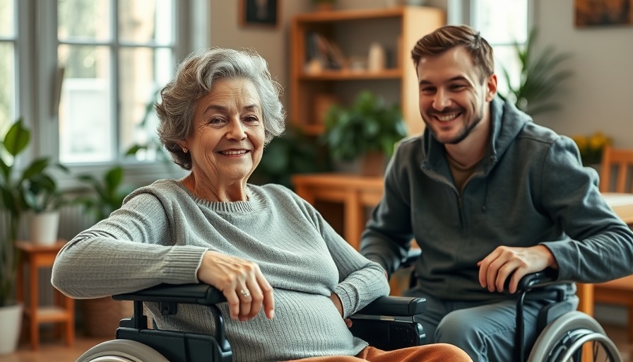AI technology helps UK woman rediscover lost voice, smiling in warm setting.