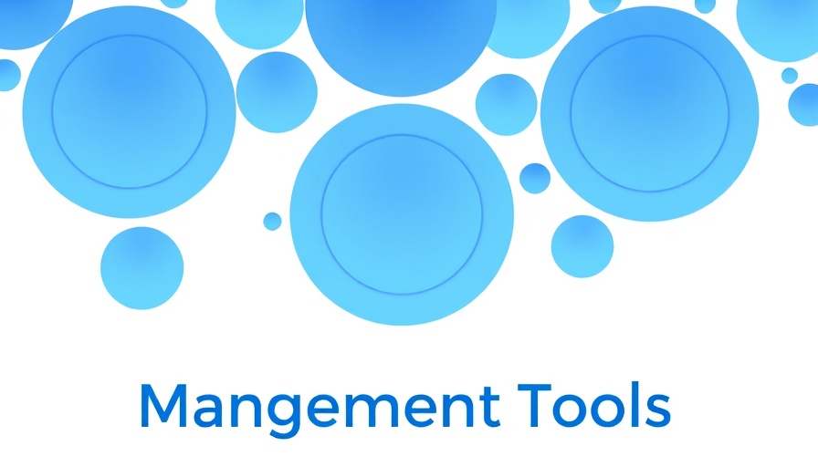 Root-cause analysis in cloud management tool graphic with geometric pattern.