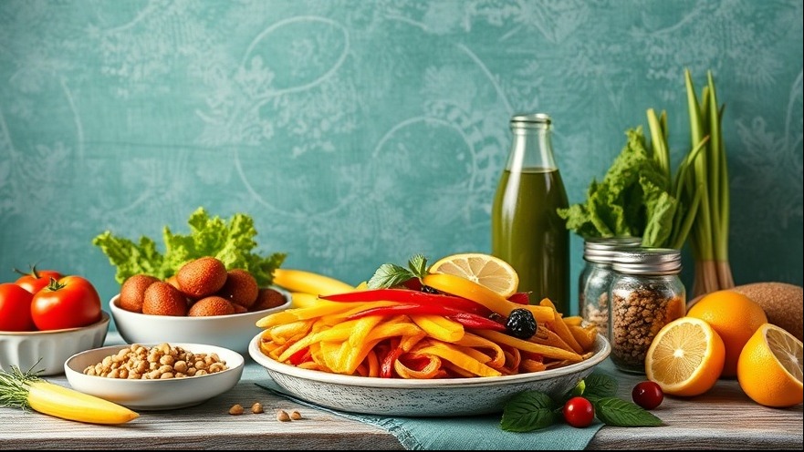Vibrant nutritious meals for fitness and weight loss strategies.