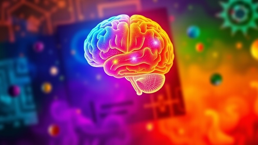 Vivid colors and backlight illustrate mental wellness in sustainable weight loss journey.