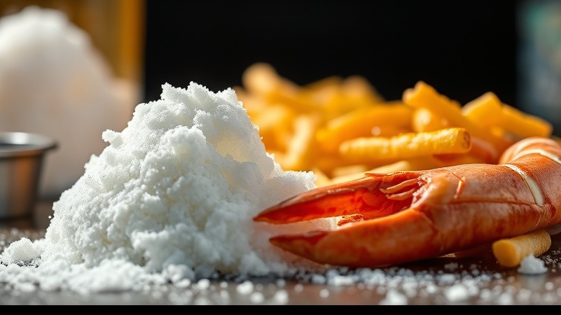 Detailed shot of foods revealing the hidden dangers of your diet