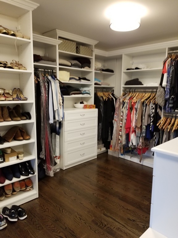 Walkin Custom Closet in White