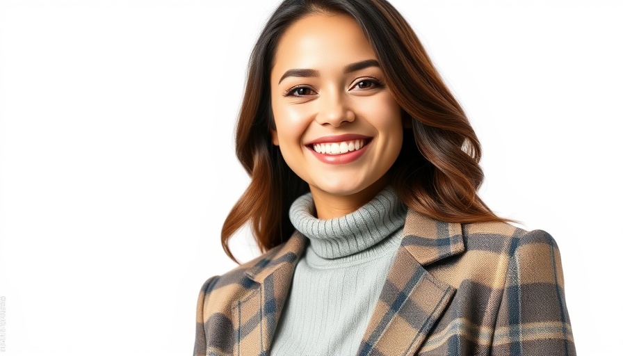 Confident woman smiling, Alabama startup funding theme.