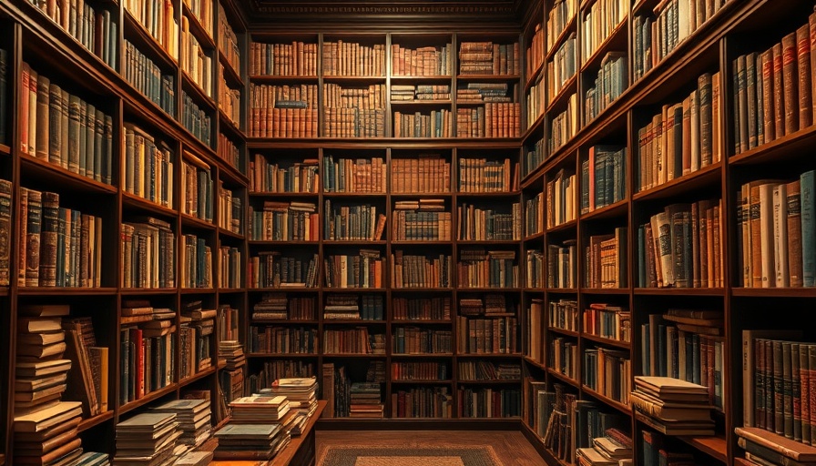 Collection of Cincinnati popular books on library shelves, warm lighting.