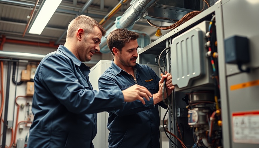 HVAC technicians demonstrating empathy in leadership.