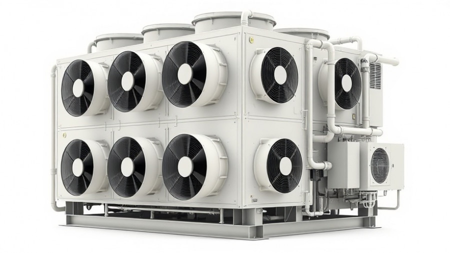 Daikin Applied Data Center Solutions cooling unit in a detailed view.