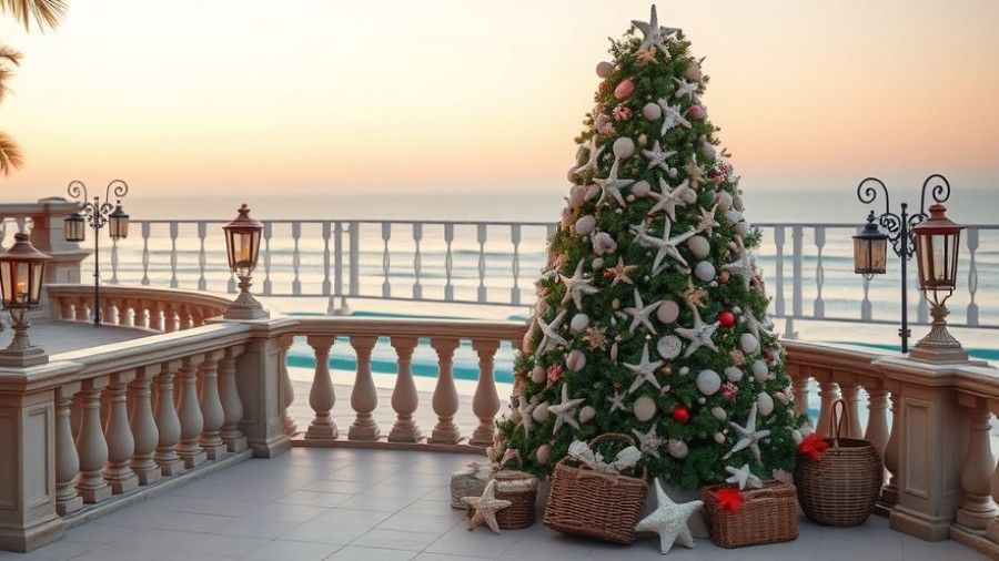Christmas by the ocean in Cabo San Lucas during a vacation
