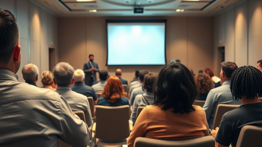 Attendees engaged at High-Performance HVAC Summit 2025 presentation.