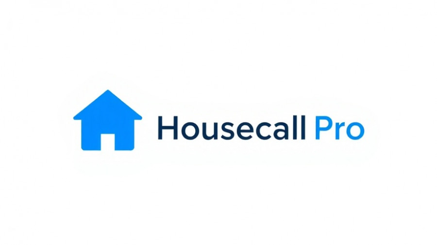 Housecall Pro logo on white background representing partnership with Bluon