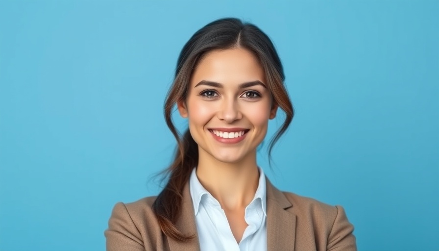 Professional woman in human resources with a confident smile