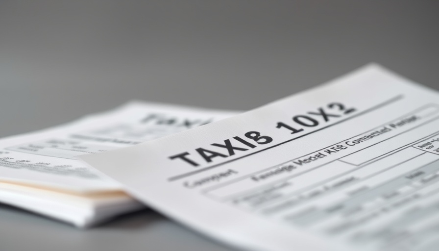 Close-up of tax documents showcasing compliance updates.