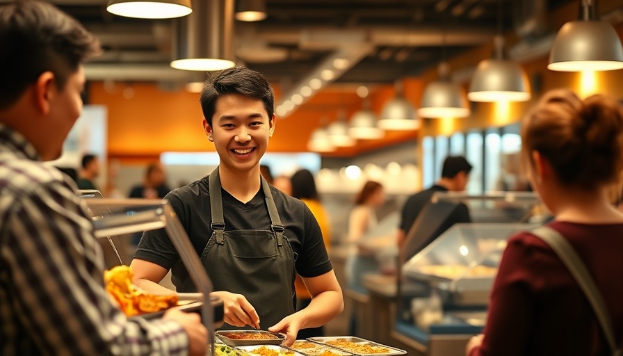 Cafeteria worker serving food, relating to overtime rule.
