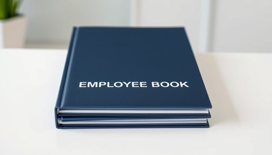 Modern employee handbooks with minimalistic design for Human Capital Management.