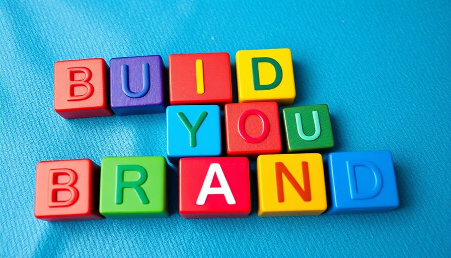 Home service branding concept with 'Build Your Brand' blocks.