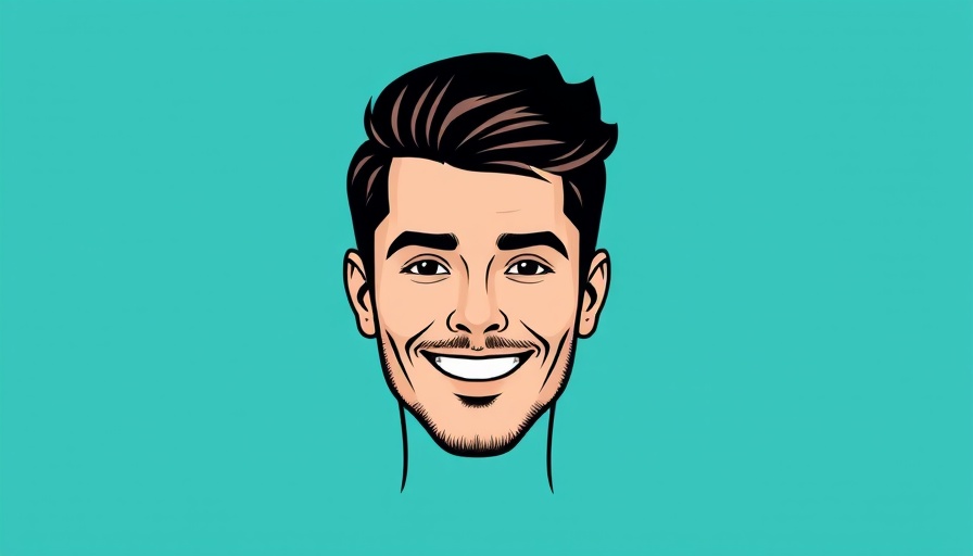 Modern vector-style illustration with turquoise background