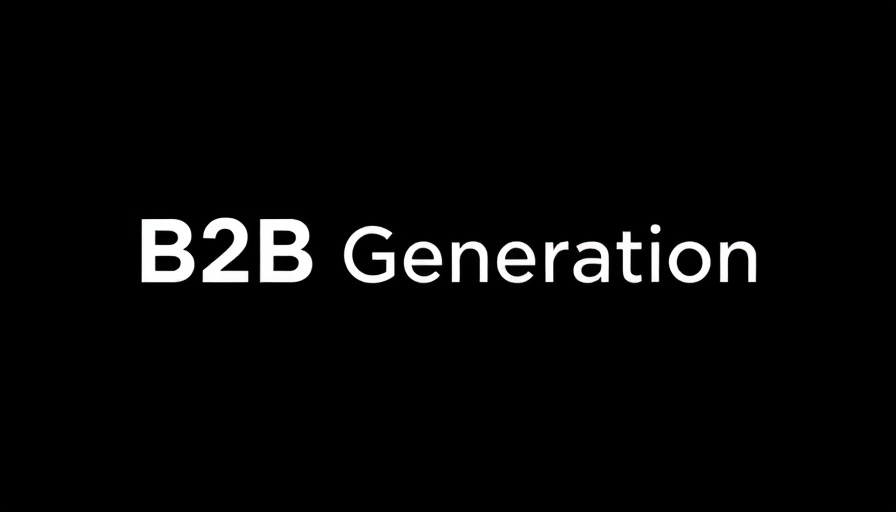 B2B lead generation business logo with sleek design.