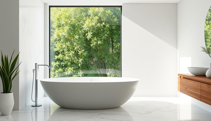 Modern bathroom with bathtub and shower for remodeling ideas.