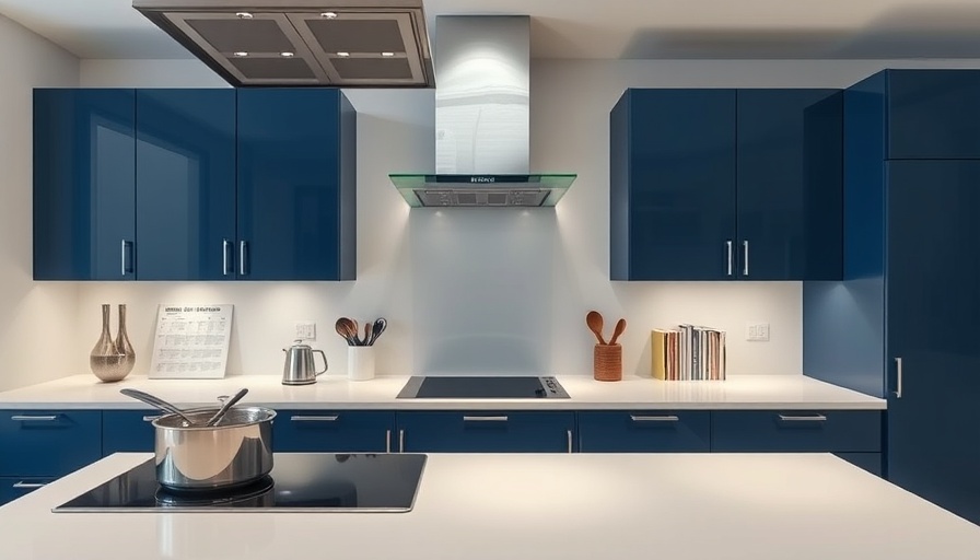 Modern kitchen design with elegant stove and countertop.