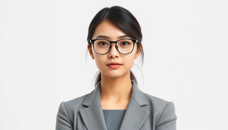 Professional portrait of a young woman in a gray blazer.