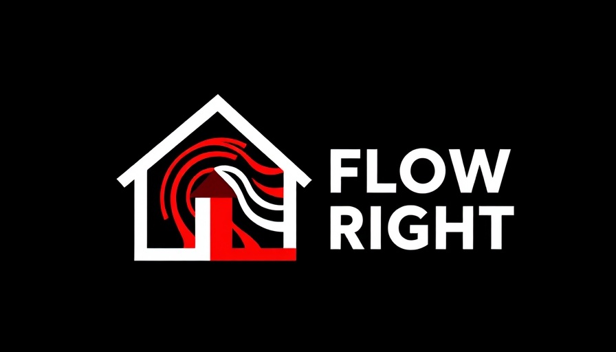 Indoor Air Quality logo with house arrow design.