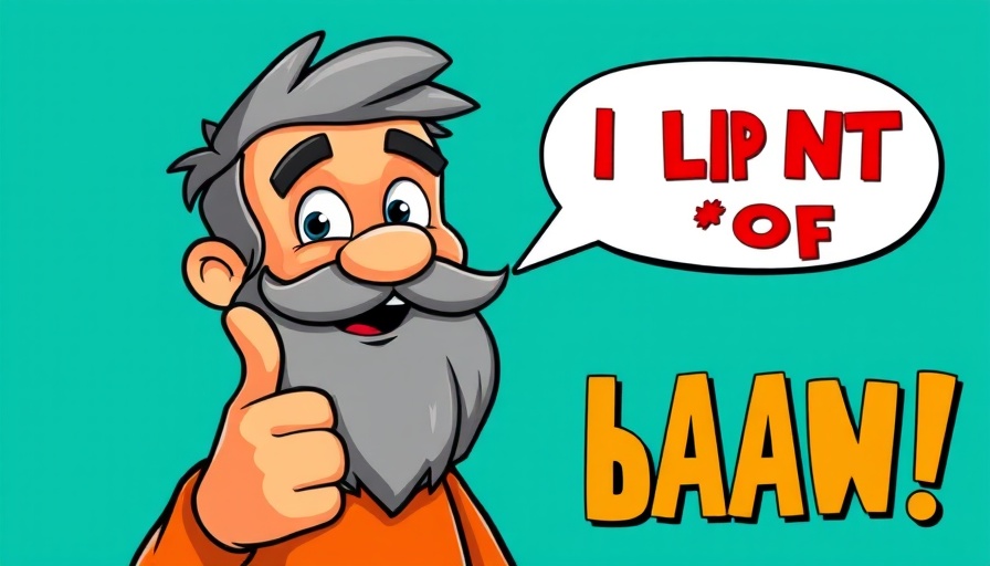 Cartoon character discussing HVAC comfort with a speech bubble.