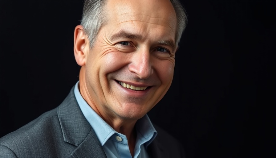 Portrait of a middle-aged man in a suit, smiling
