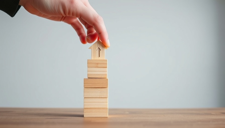 Blocks with arrows symbolize pricing strategy in home services.