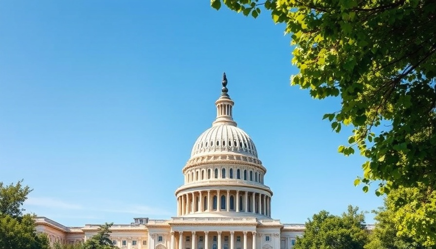U.S. Capitol building representing H.J.Res.20 for Water Heater Options.
