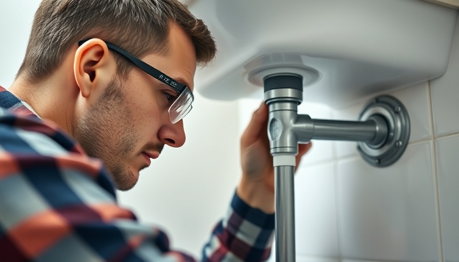 Find a plumber Dallas: Skilled worker fixing plumbing in bathroom.