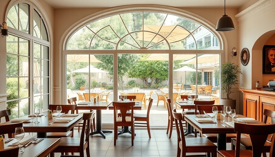 Charming dining area at Le Moulin Provence Hotel with a scenic view.