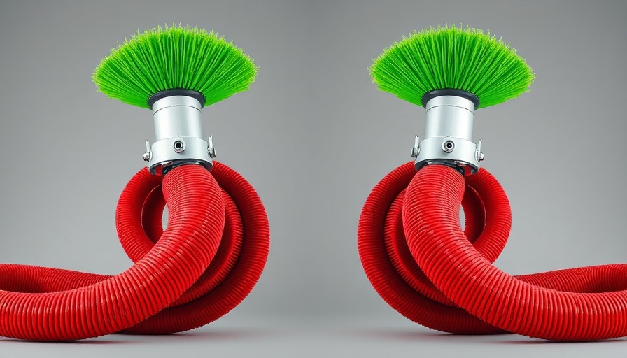 Advanced duct cleaning solutions equipment with red hoses.
