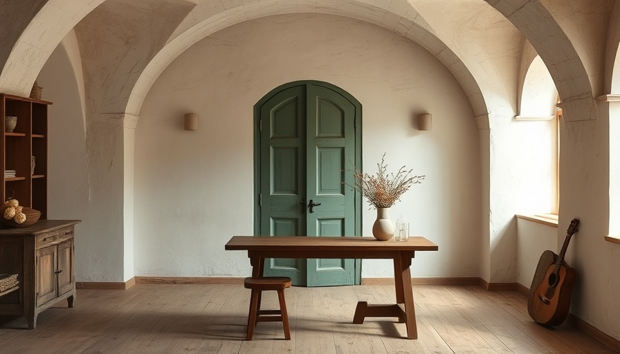Elegant rustic interior in Casa Soleto Puglia with vintage decor.