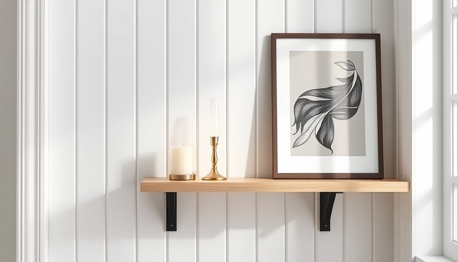 Minimalistic bedside wall shelves with lamps and decor.