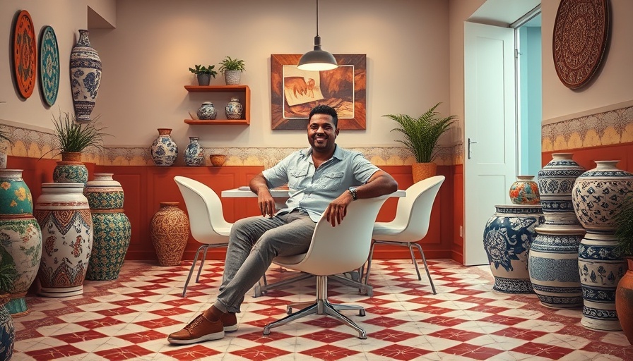 Henry Holland ceramics lifestyle brand in modern dining setting.