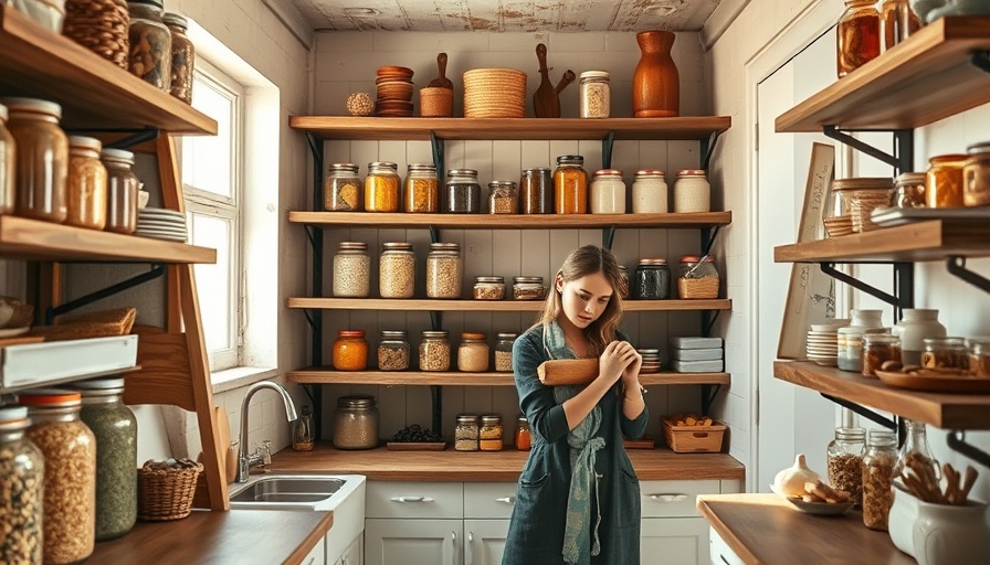 Matilda Goad pantry design with vintage style and chic organization