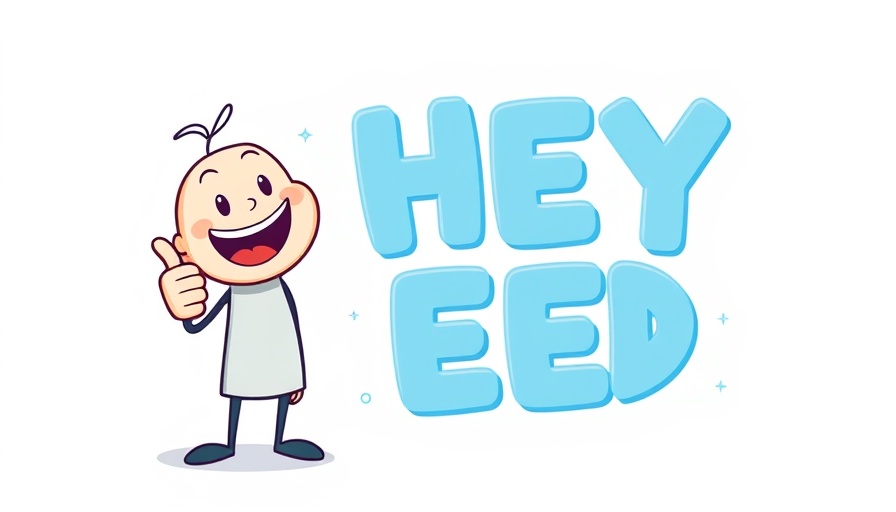 Do ceiling fans help? Cartoon character with Hey Ed text.