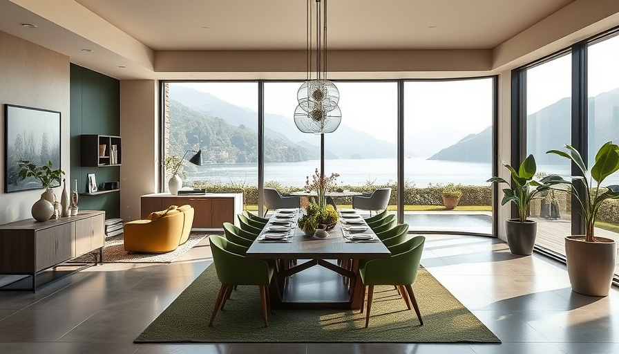Modernist Villa Renovation Lake Como interior, stylish dining area.