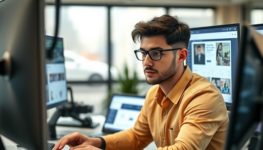 Focused professional analyzing strategies for mobile-first indexing