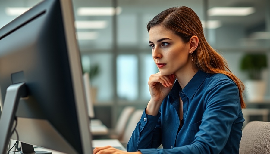 Professional woman in office, boost your LinkedIn profile tips.