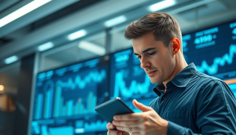 Professionals use AI-driven tools in modern office for content marketing.