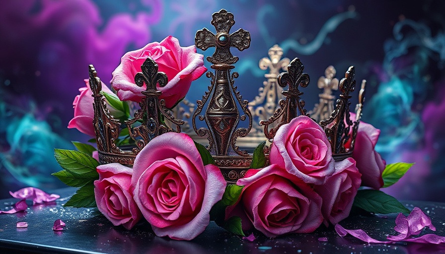 Cover of a book titled 'Crown of Broken Promises' with flowers and a crown, related to historical fiction.