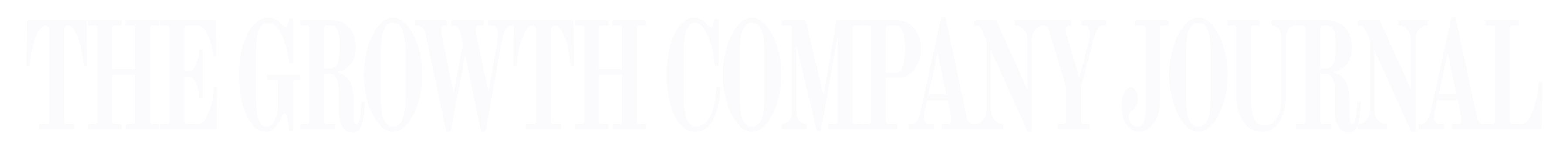 the Gowth Company Journal