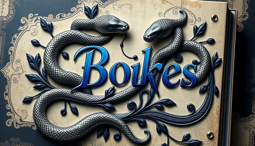 Stylized cover design of 'All the Darkest Truths' with snakes and script.