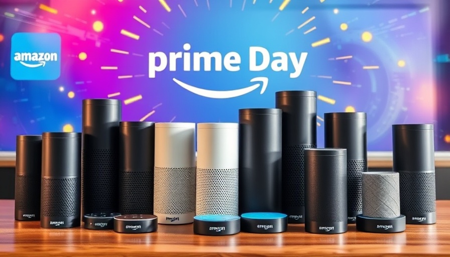 Diverse Amazon Echo devices on display for Prime Day 2025 deals.