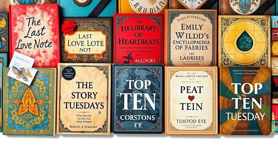 Colorful collage of six book covers to reread.