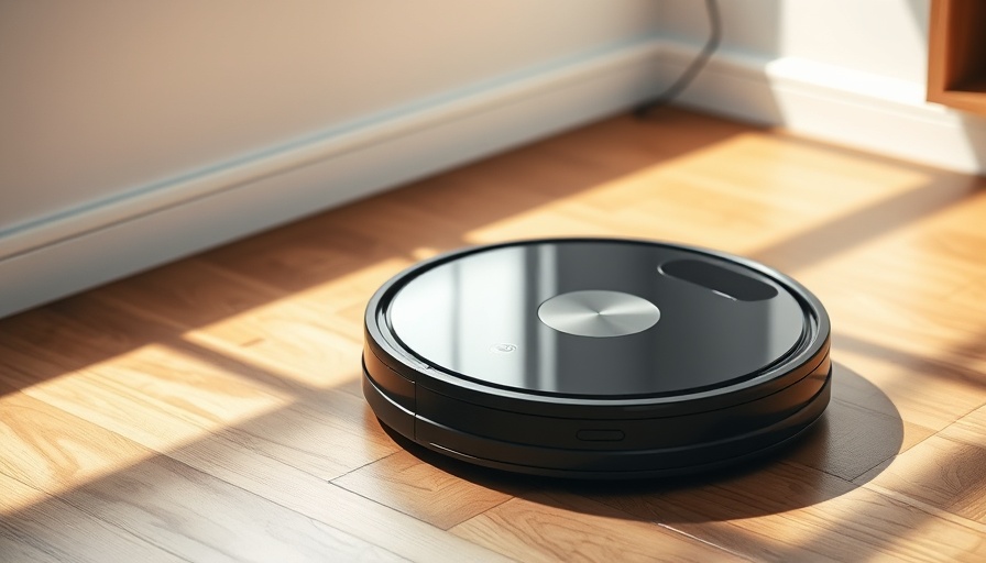 Eufy Omni E28 robotic vacuum operating on wooden floor.