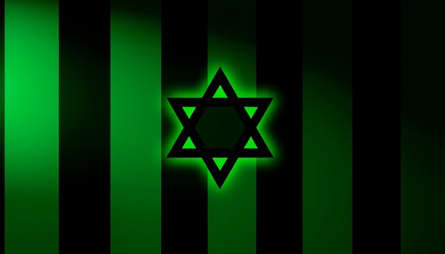 Geometric black star and triangle on green striped background, symbolizing personalizing ChatGPT conversations.