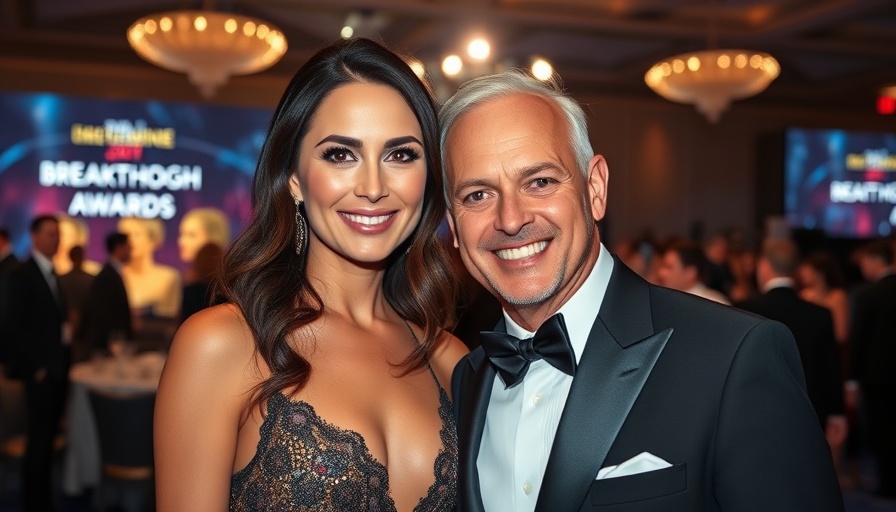 Prominent attendees at a breakthrough prize event, showcasing prestige.
